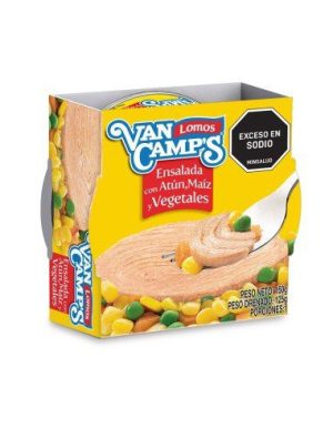 Lomos Van Camp's Ensalada Con Atún, Maíz y Vegetales x 150g
