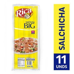 Salchicha Rica Big 11unds x1000g (Tipo manguera)