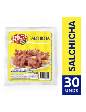Salchicha Rica 30unds x500g