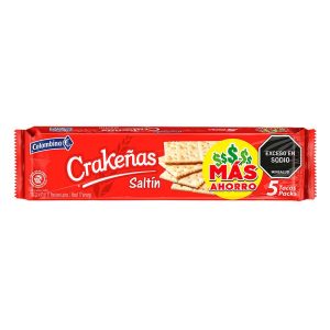 Galletas Colombina Crakeñas Saltin 5 Tacos x437g