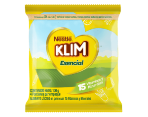 Alimento Lácteo en Polvo Nestle Klim Esencial x100g