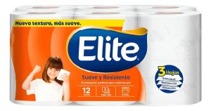 Papel Higiénico Elite x12 Rollos (3 Hojas)