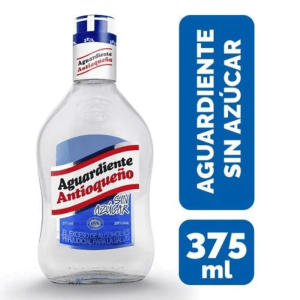 Aguardiente Antioqueño Azul Sin Azúcar x 375ml