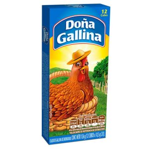 Caldo de Gallina Doña Gallina 12 Cubos X126g