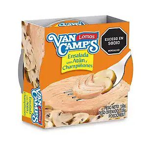 Lomos Van Camp's Ensalada Con Atún y Champiñones x 150g