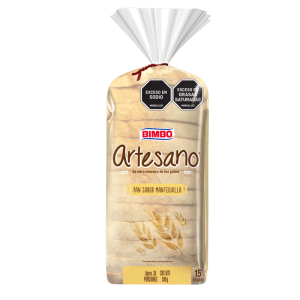 Pan Tajado Blanco Artesano Bimbo Sabor Mantequilla X500g