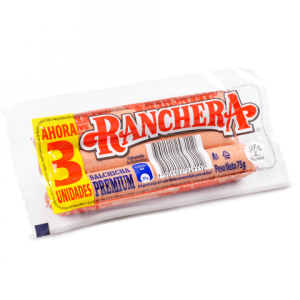 Salchicha Ranchera Premium 3Unds x75g