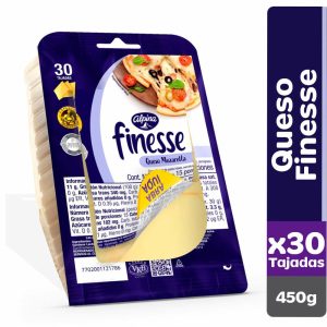 Queso Alpina Finesse 30 Tajadas x450g