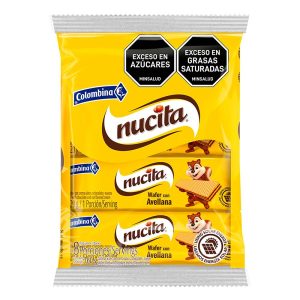 Galletas Colombina Nucita Wafer con Avellana 8 Paq x160g