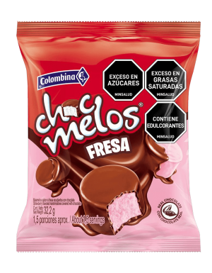 Chocmelos Fresa Colombina x32.2gr
