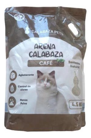 Arena Para Gatos Calabaza Cafe x4.5kg