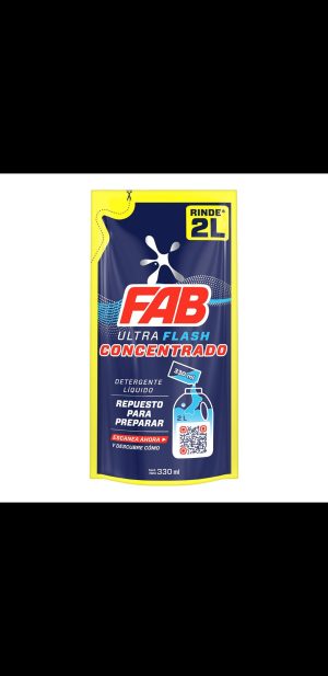 Detergente Líquido FAB Ultra Concentrado X 250 ml