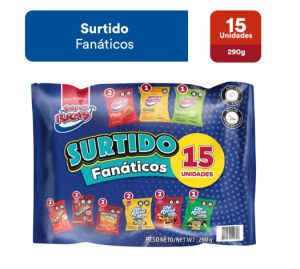 Lonchera Surtido Fanaticos X15Paq Cont. Neto X290g