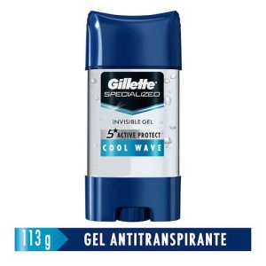 Desodorante Gillette Specialized Invisible Gel 5 Active Protect x113gr