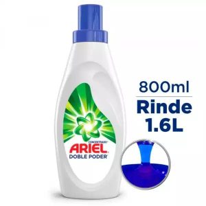 Detergente Ariel Doble Poder Concentrado líquido x 800L Botella